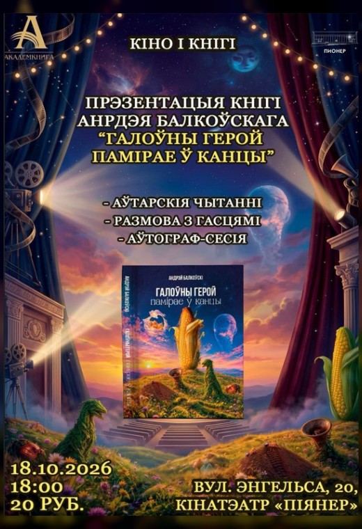 КIНО I КНIГI: «ГАЛОЎНЫ ГЕРОЙ ПАМIРАЕ Ў КАНЦЫ»